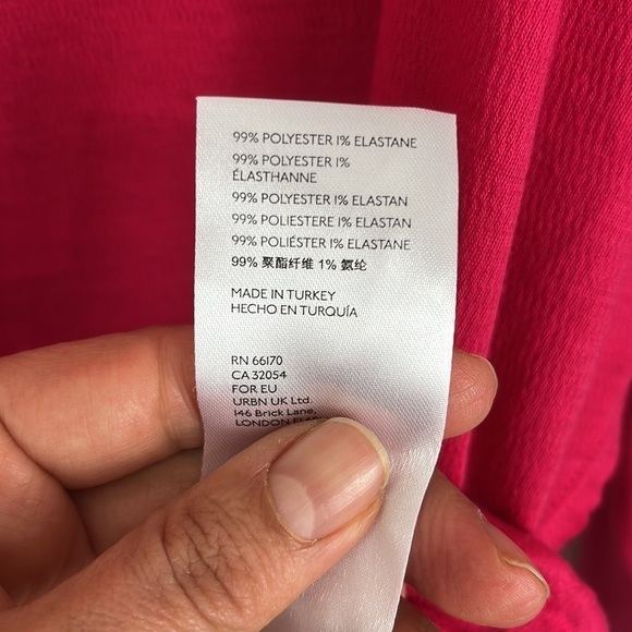 Anthropologie Pink V-Neck Loose Top - Picture 6 of 6